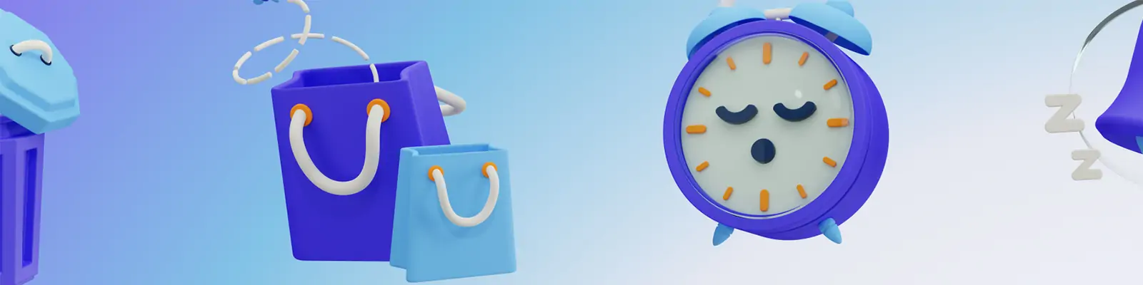 3D立体空状态APP网站页面png图标插图blender设计素材模型