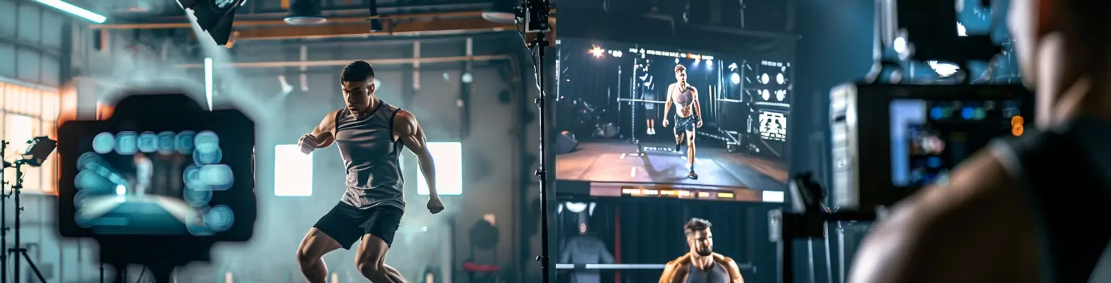 专业体育健身运动训练产品广告拍摄影棚场景海报midjourney关键词咒语