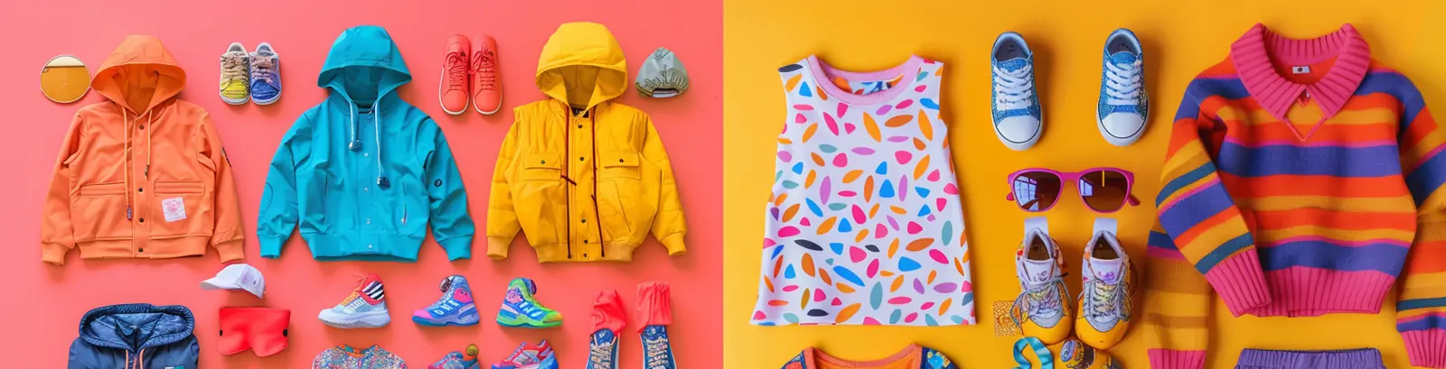 城市儿童运动品牌服装鞋帽产品摄影海报midjourney关键词咒语