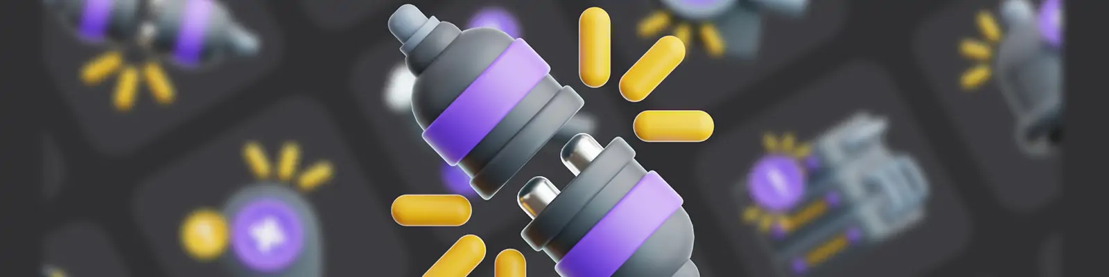 3D立体商务网站APP空状态png图标插图blender设计素材模型