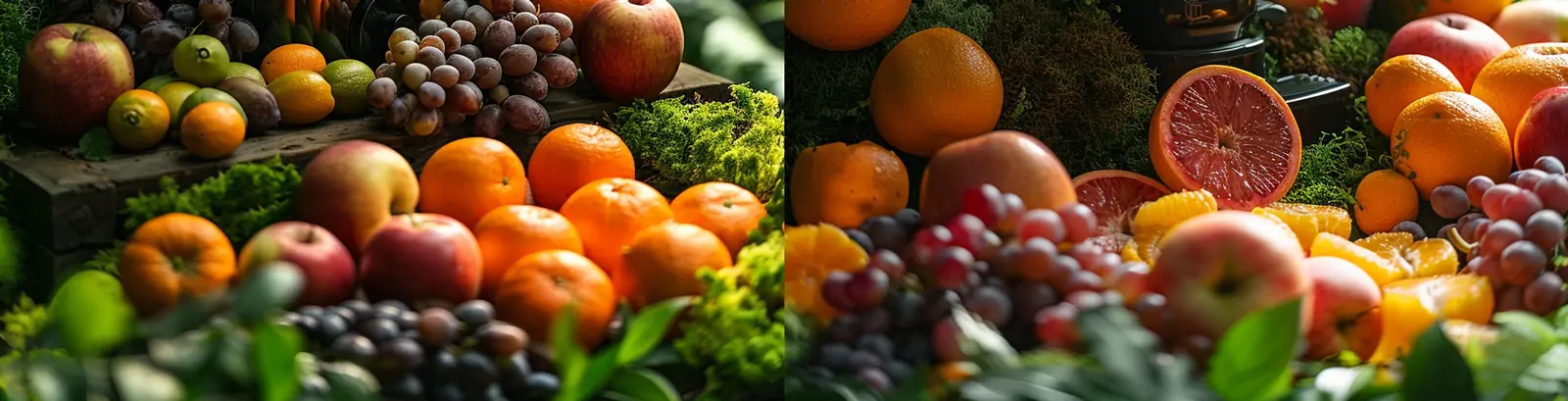 创意新鲜水果植物果园榨汁机果汁机产品摄影广告海报midjourney关键词咒语