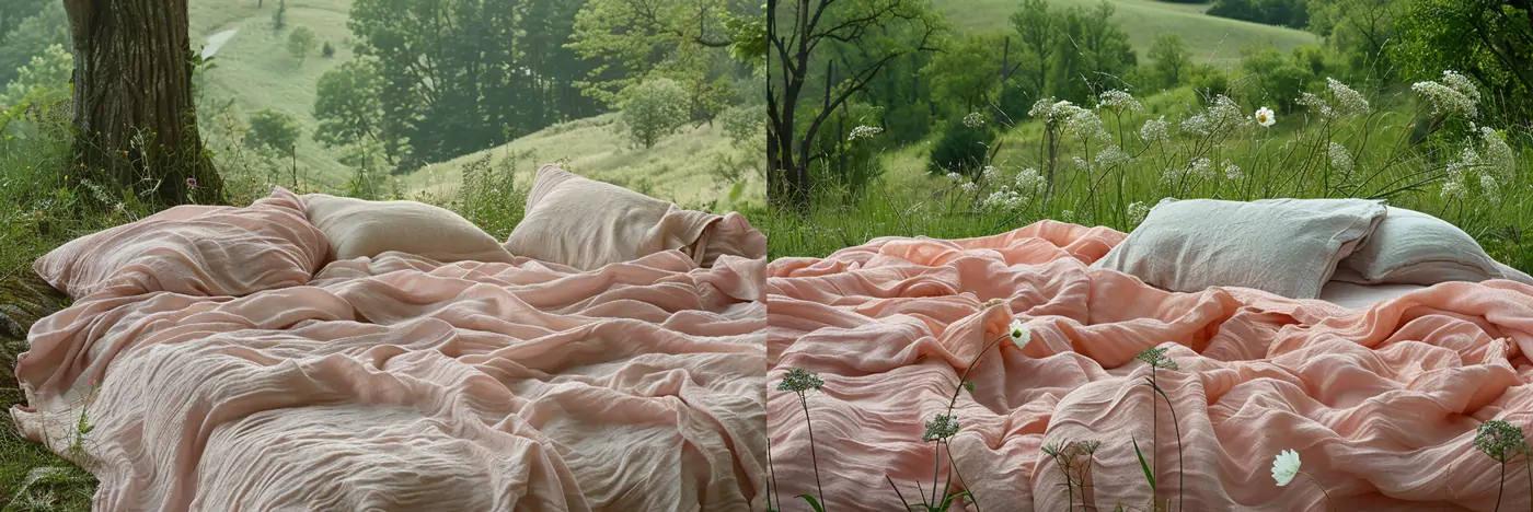 大自然家纺森林鲜花创意广告海报Midjourney关键词提示词咒语