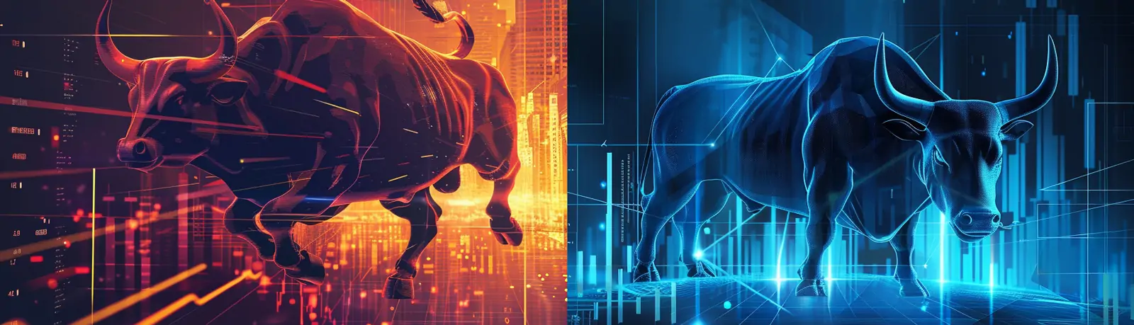 创意金色科技股票交易牛市数据光效线条海报背景midjourney关键词咒语