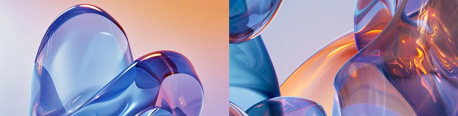 蓝色阿拉斯透明圆形抽象艺术图形海报背景midjourney关键词咒语