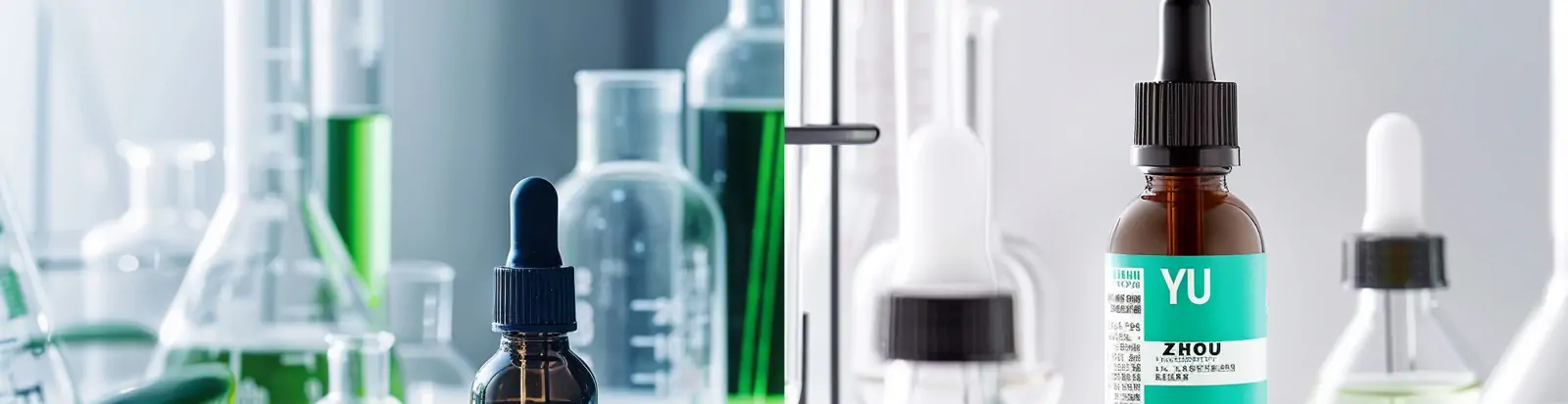 化妆品护肤品精华美妆实验室环境设备场景摄影海报midjourney关键词咒语