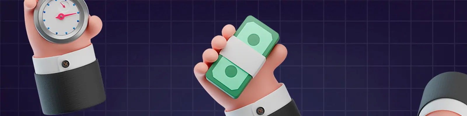 3D立体手势手部动作姿势png图标插图blender设计素材模型