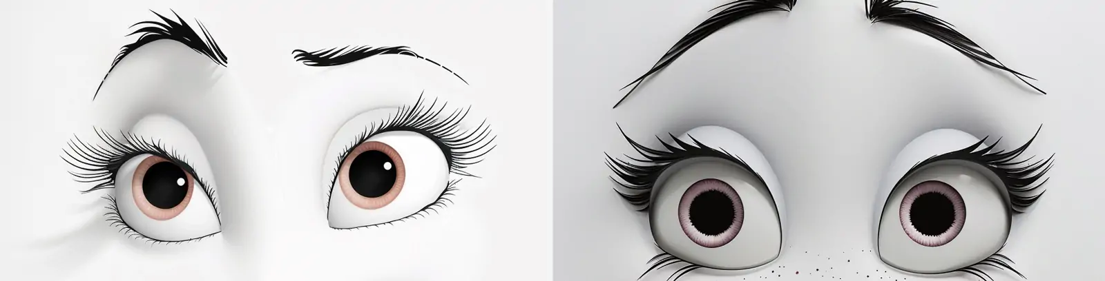 手绘卡通皮克斯人物夸张表情头像特写插图海报midjourney关键词咒语