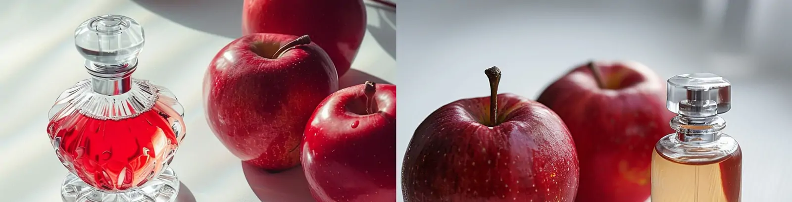 创意红色苹果香水产品商业摄影广告海报midjourney关键词咒语