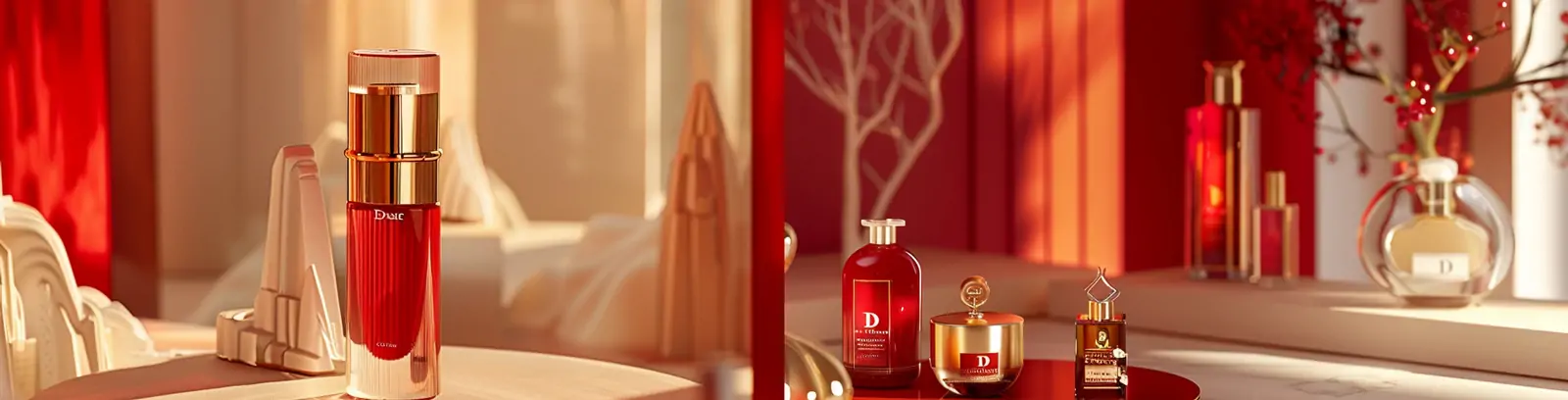 极简主义化妆品护肤品彩妆口红产品广告摄影海报midjourney关键词咒语