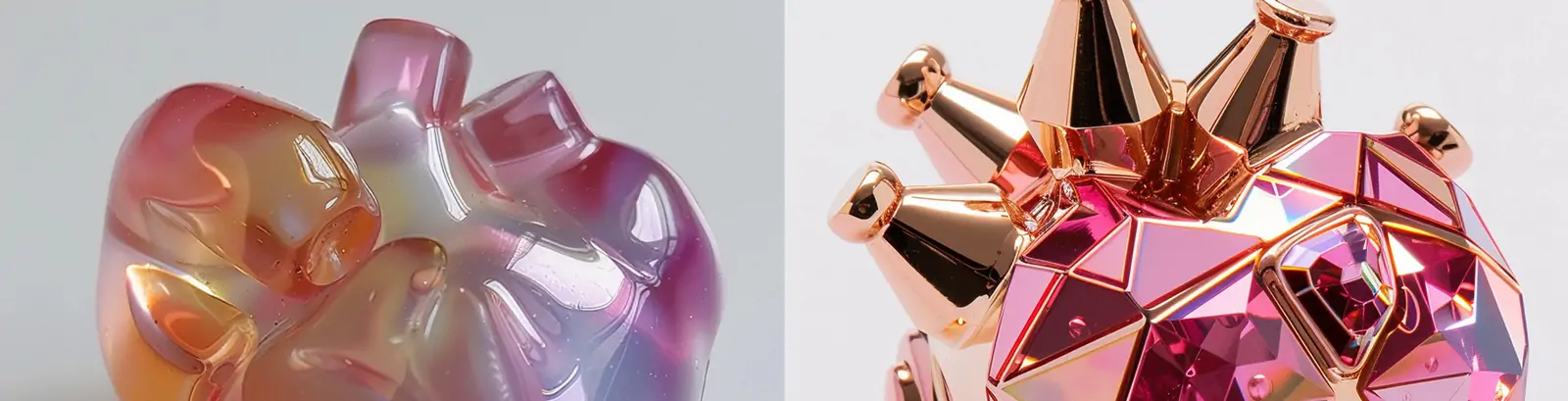 创意丰富多彩透明玻璃抽象艺术图像冰箱贴摄影海报midjourney关键词咒语