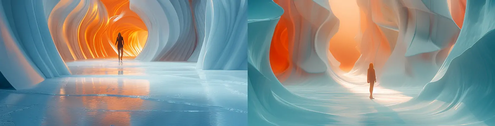 创意3D立体开放式书籍虚拟现实数字展览空间场景视觉海报midjourney关键词咒语