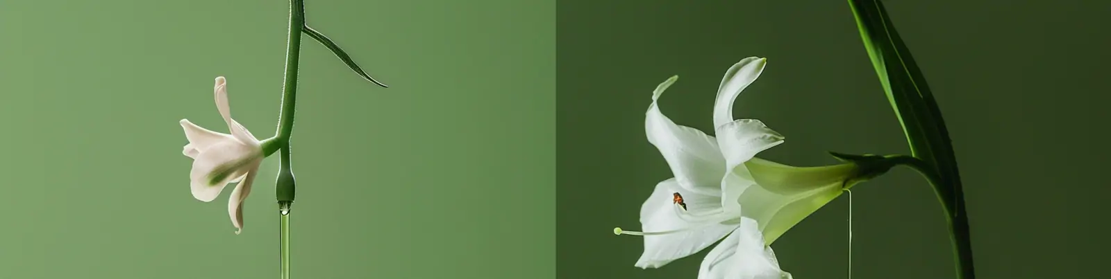 极简主义天然绿色有机化妆品护肤品精华广告图摄影海报midjourney关键词咒语