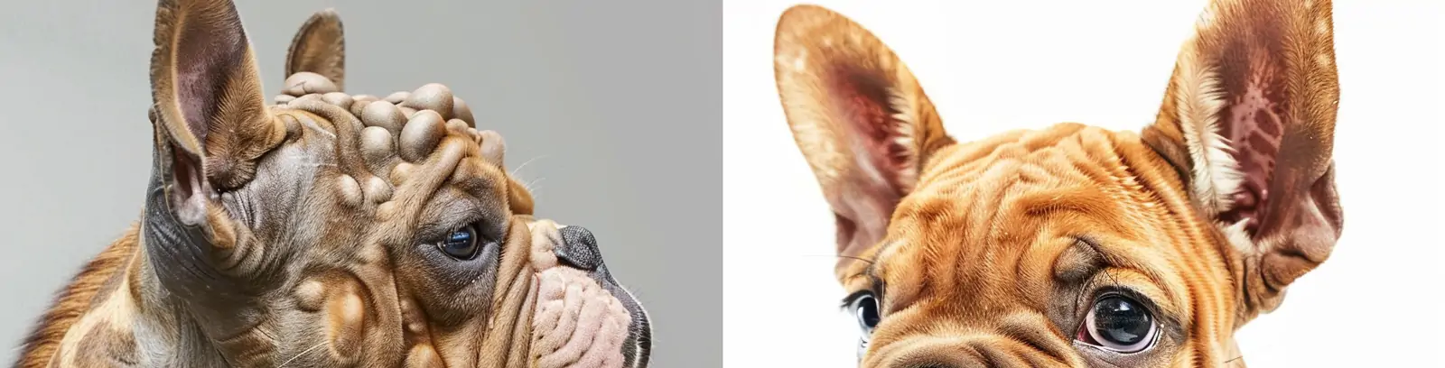 创意斗牛犬长颈鹿杂交动物合成摄影海报midjourney关键词咒语