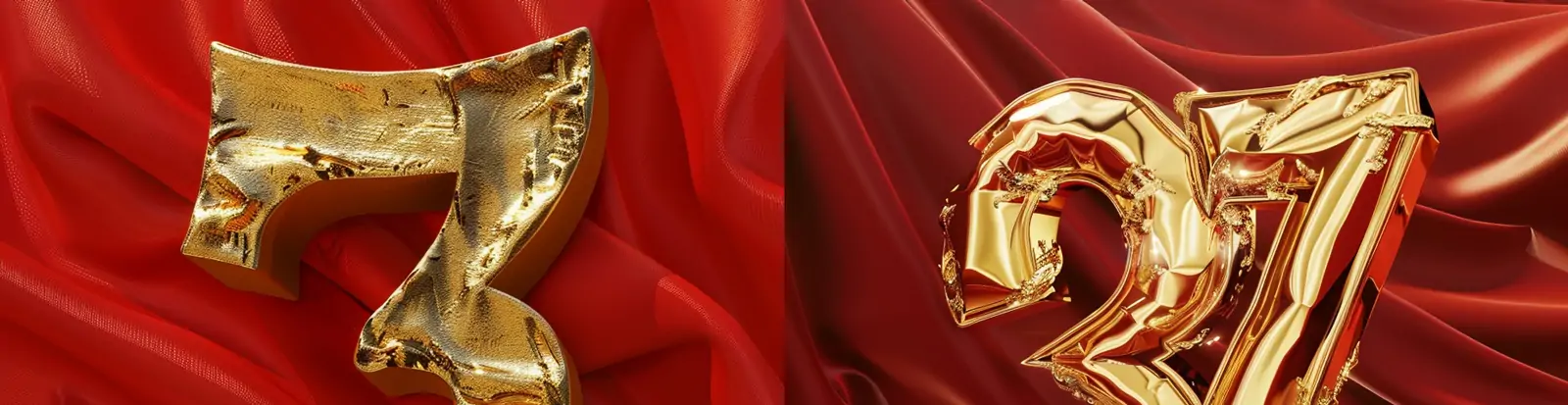 3D立体金色数字酸性艺术周年庆海报素材midjourney关键词咒语