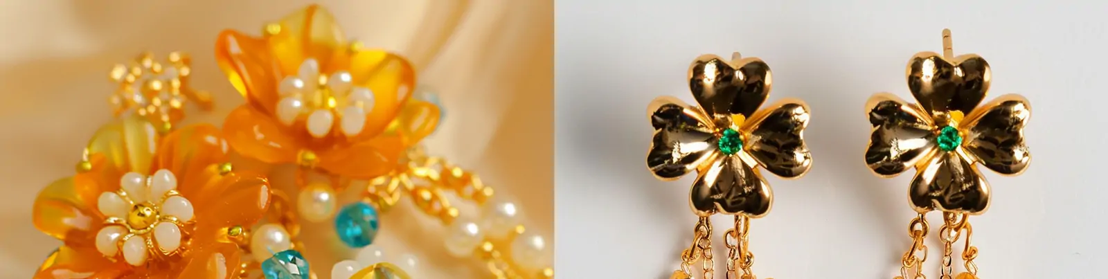 高端顶级珠宝古典耳环流苏设计特写摄影海报midjourney关键词咒语