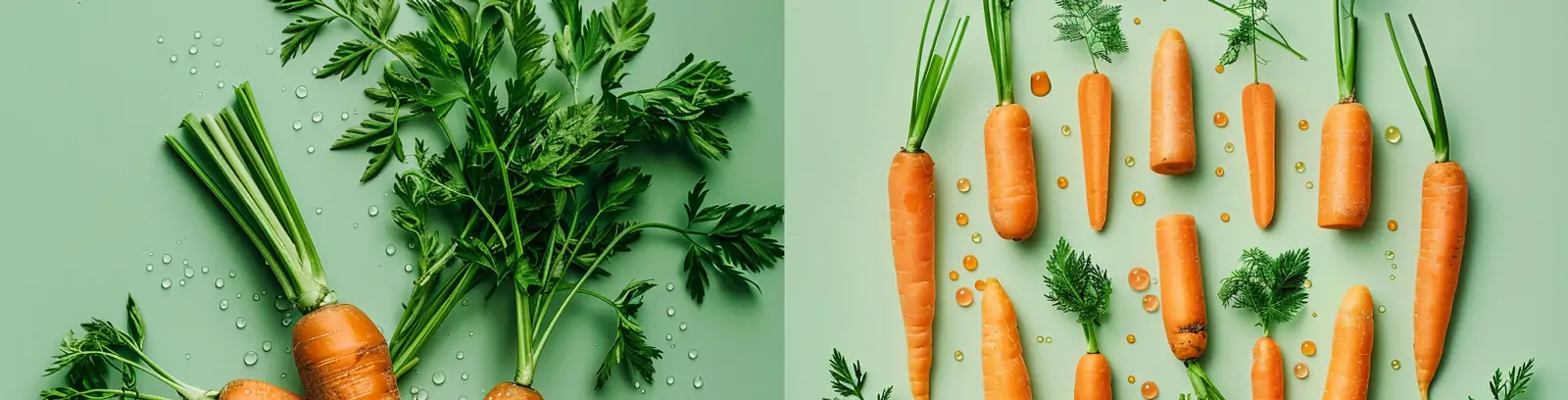 新鲜蔬菜胡萝卜水滴气泡电商生鲜广告摄影海报midjourney关键词咒语