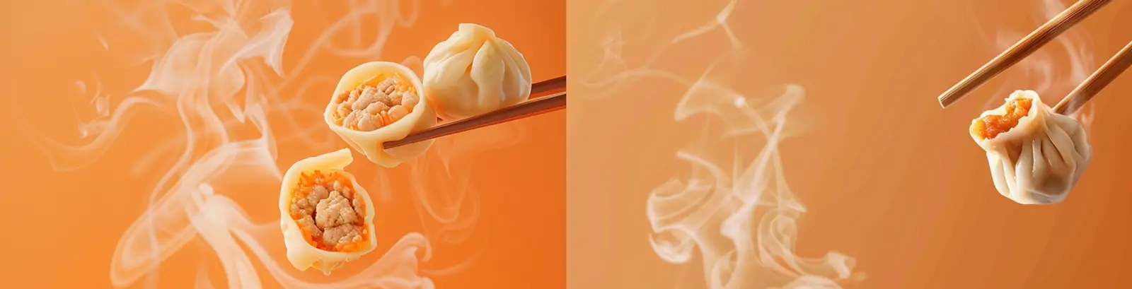 中国美食热气腾腾饺子广告摄影海报midjourney关键词咒语