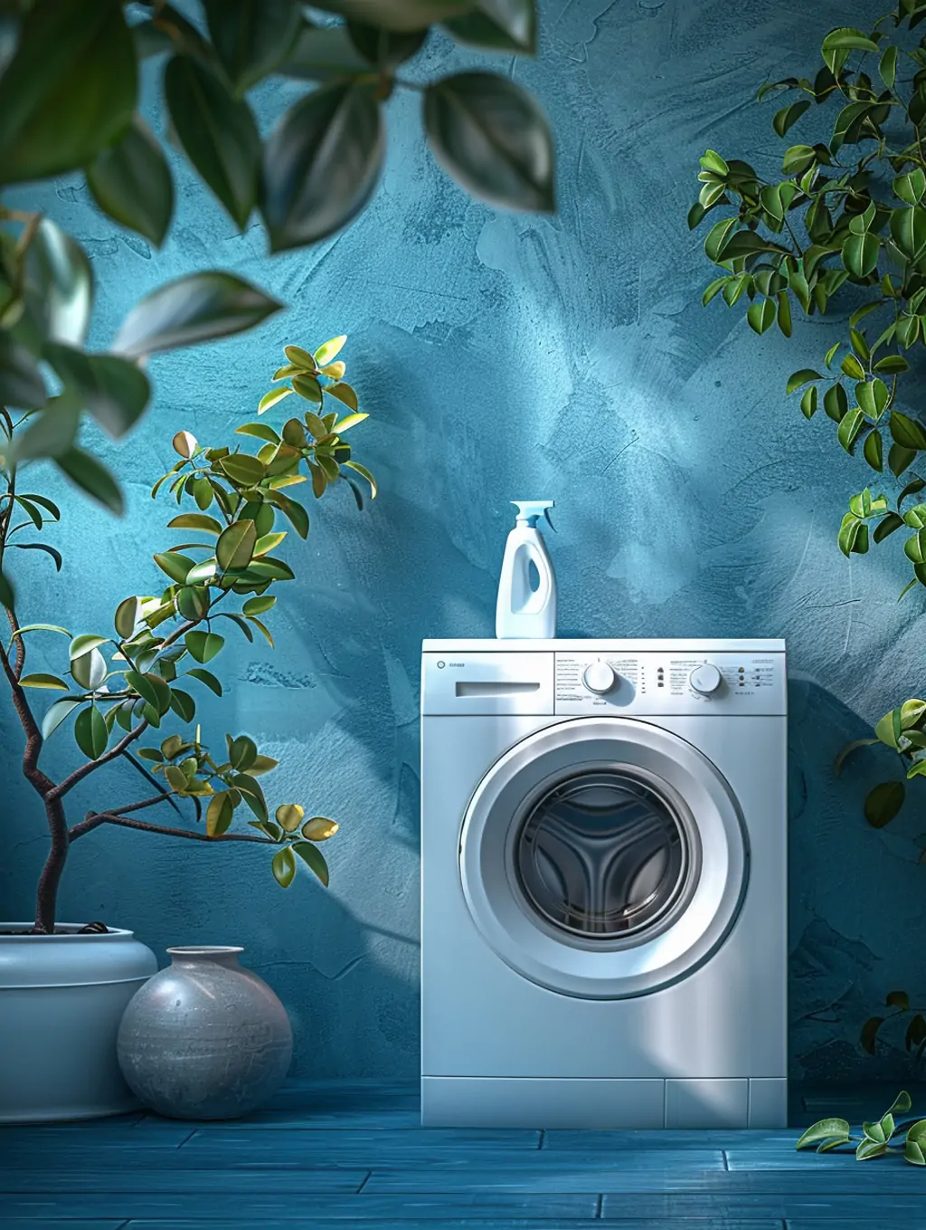 洗衣机洗衣液电商产品广告场景摄影海报midjourney关键词咒语 - Ai宇宙吧--Ai宇宙吧-