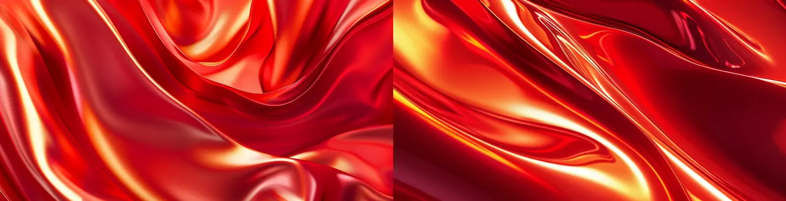 红色渐变动感液体金属流动抽象艺术化妆品海报背景midjourney关键词咒语