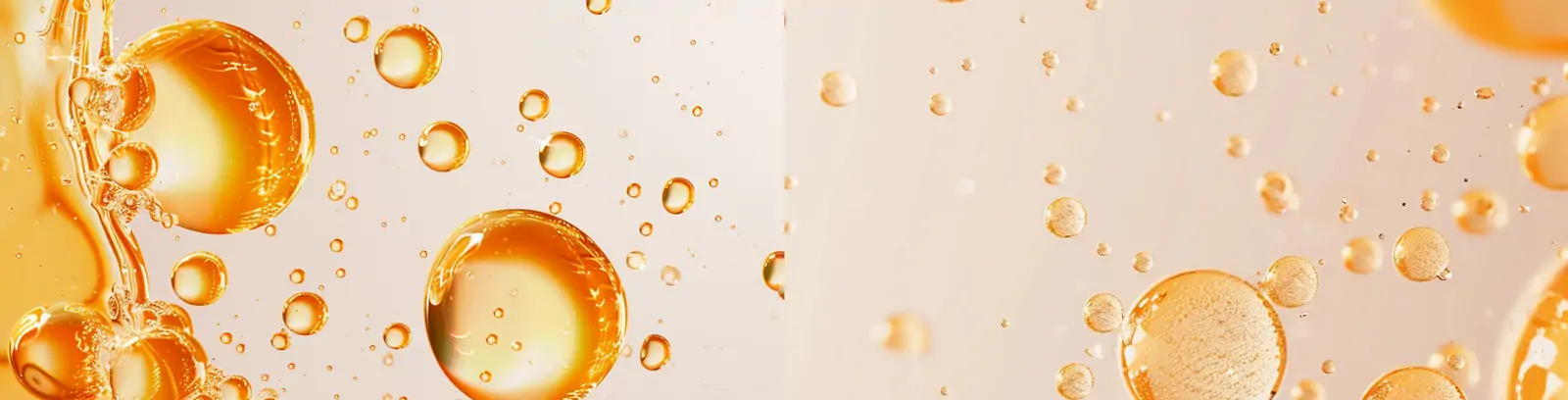 现代艺术美学黄色橙色透明气泡水滴海报背景midjourney关键词咒语