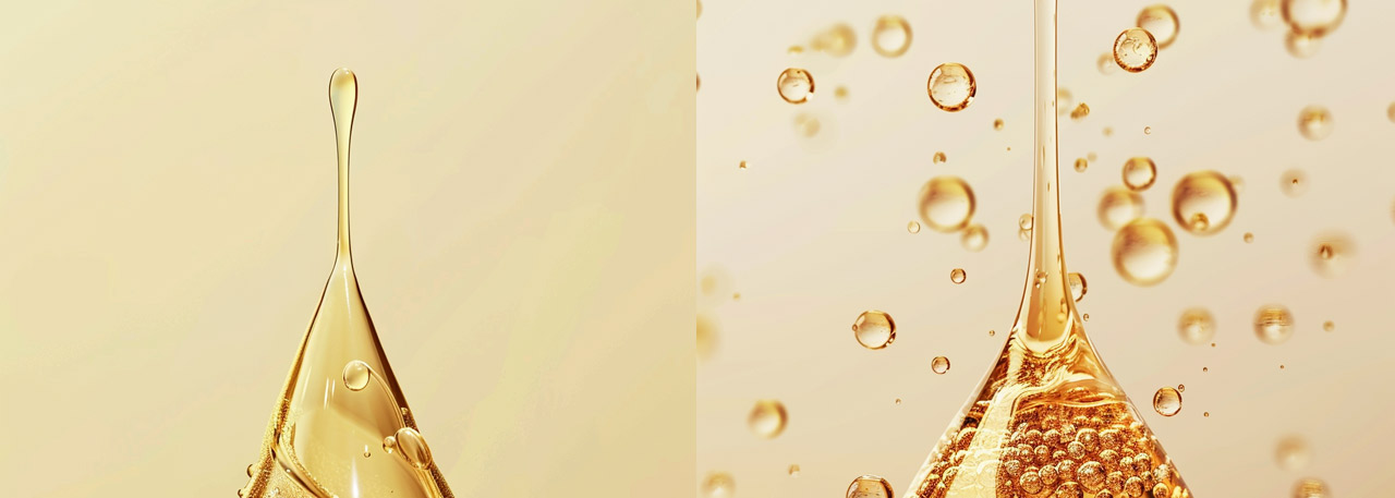 化妆品护肤品萃取精华精油水滴元素midjourney关键词咒语