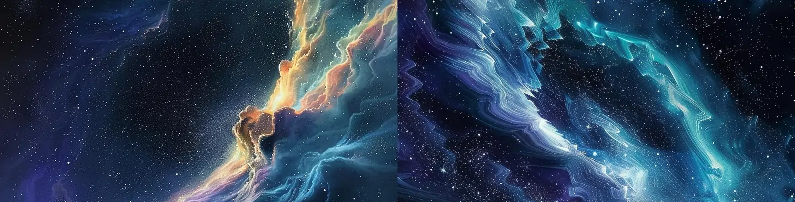 抽象艺术神秘紫色星空宇宙云朵场景摄影海报midjourney关键词咒语