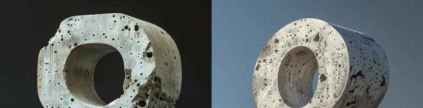 巨大白色混凝土数字8立体模型midjourney关键词咒语