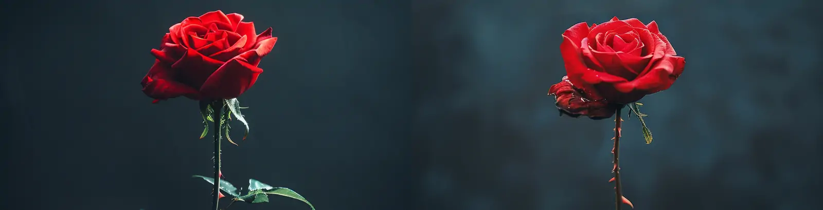 红玫瑰鲜花植物特写黑色背景胶片照片摄影海报midjourney关键词咒语