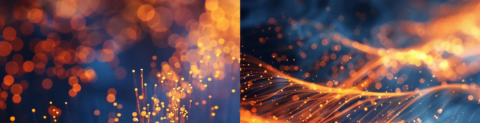 动态橙色光纤光效海报背景midjourney关键词咒语