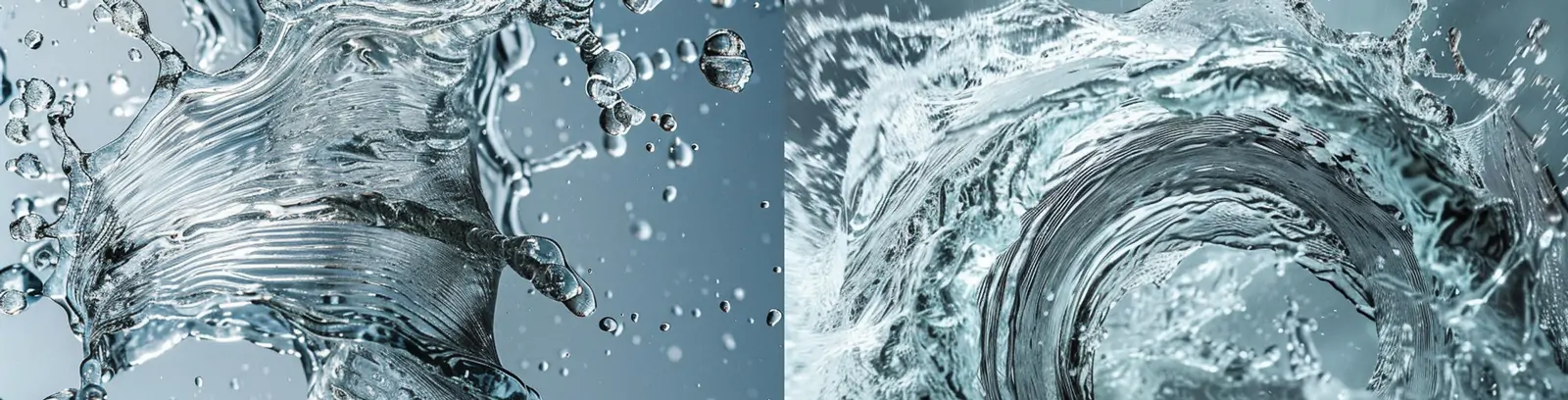 创意透明水元素龙卷风水花飞溅特写镜头摄影海报midjourney关键词咒语