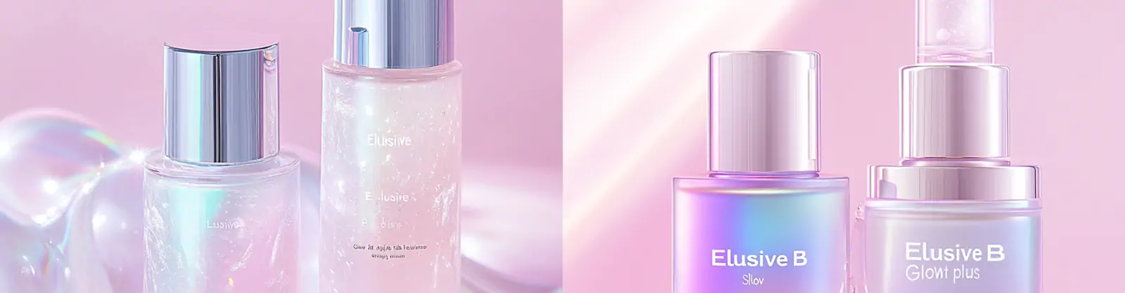 高端粉色化妆品护肤品产品广告摄影海报midjourney关键词咒语