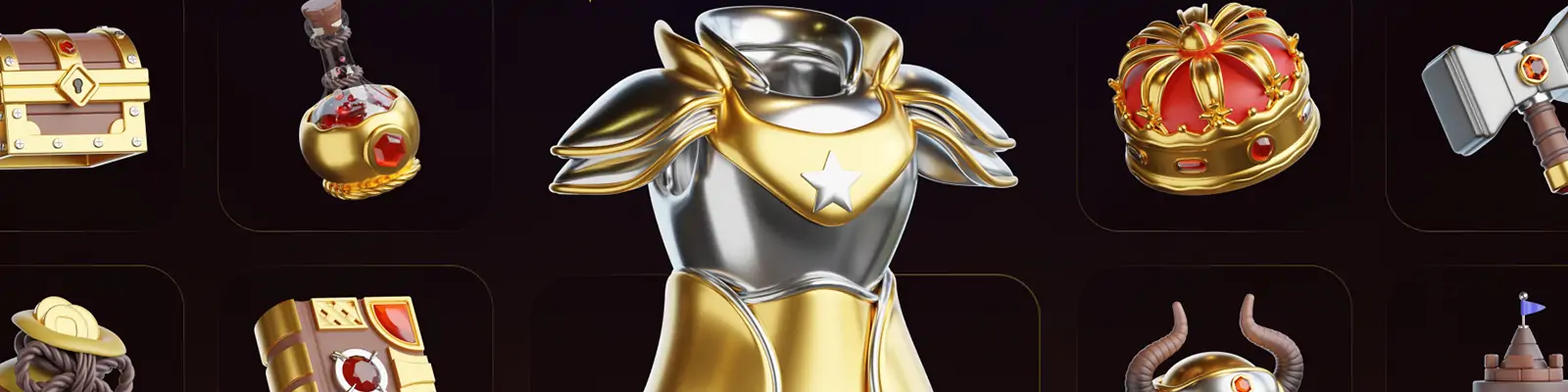 3D立体游戏资产道具工具png图标插图blender设计素材模型