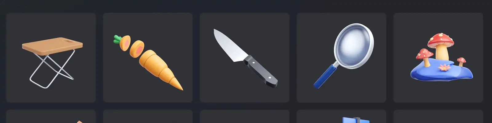 3D立体趣味卡通男孩女孩旅行元素插图blender模型设计素材