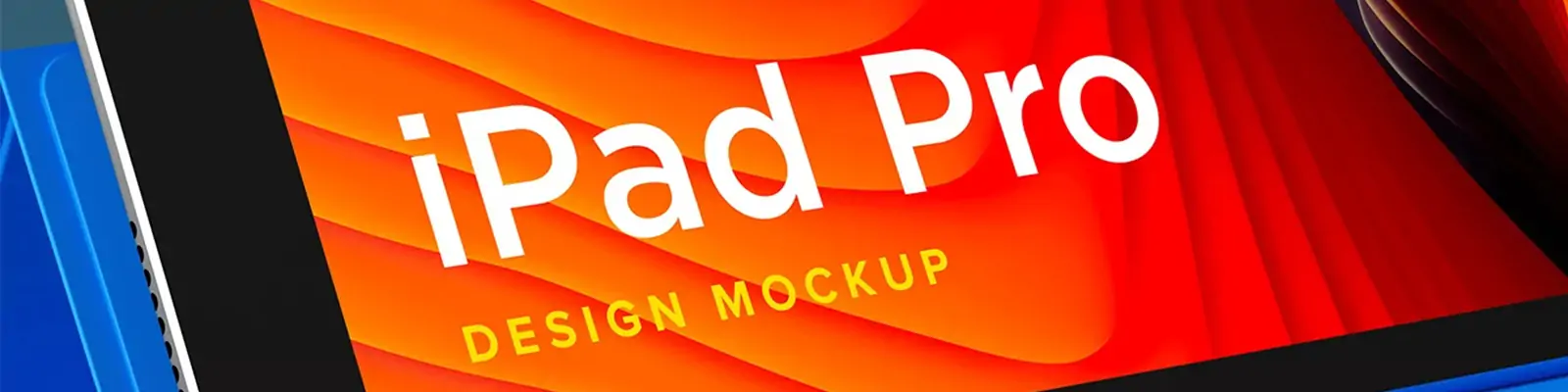 iPad Pro移动设备UI效果展示样机贴图psd分层设计素材模版Mockup