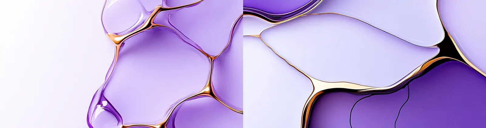 薰衣草紫色抽象艺术线条烫金数字艺术空间海报背景midjourney关键词咒语