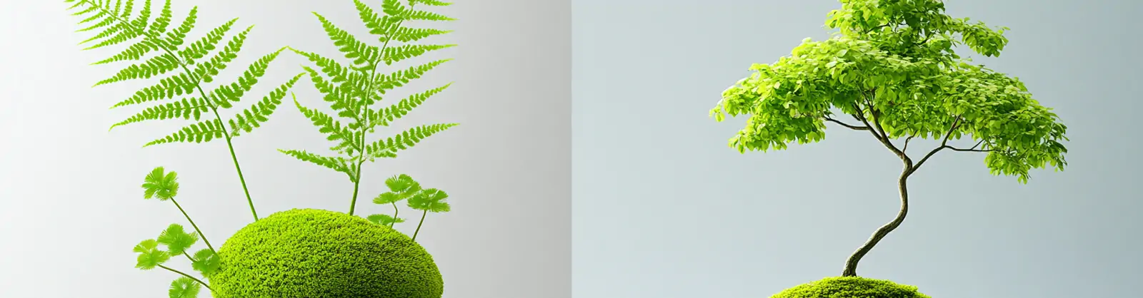 中国风禅意绿色植物苔藓岩石山水画园林建筑景观艺术摄影海报midjourney关键词咒语