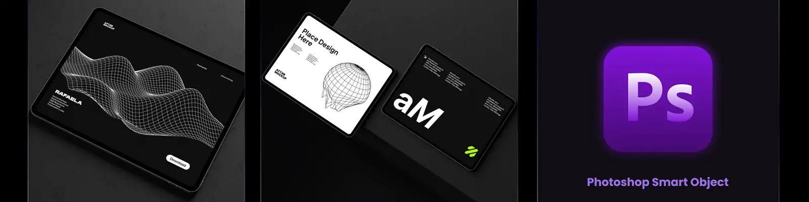 移动手机ipad平板电脑显示设备样机贴图psd分层设计素材Mockup