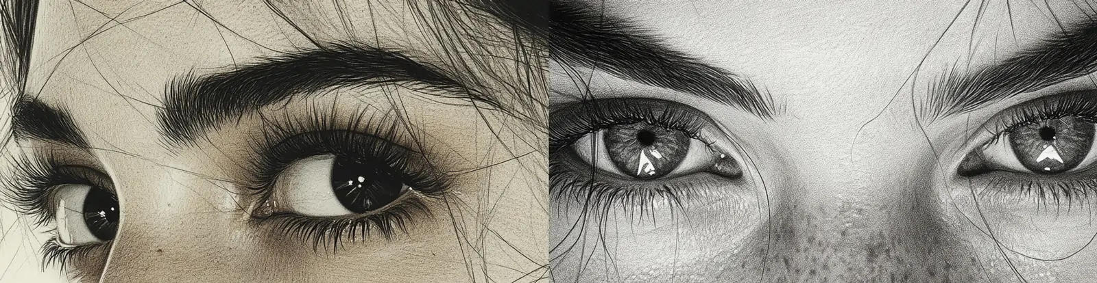 手绘逼真立体女孩肖像人物头像插图绘画海报midjourney关键词咒语