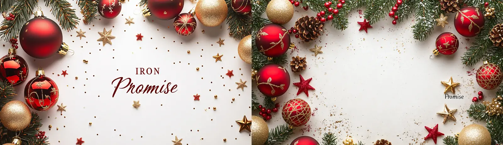 圣诞节圣诞树雪花铃铛星星圣诞球装饰场景海报背景midjourney关键词咒语