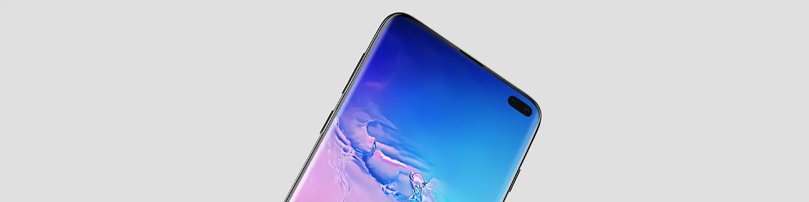 简约移动手机三星Galaxy S10样机贴图psd分层设计素材模板Mockup