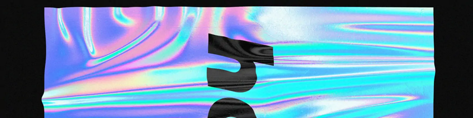 彩色全息塑料锡箔纸褶皱纹理镭射背景样机贴图psd素材模版Mockup