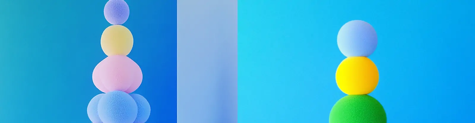 极简主义彩色可爱羊毛毡圣诞节圣诞树立体手工艺品摄影海报midjourney关键词咒语