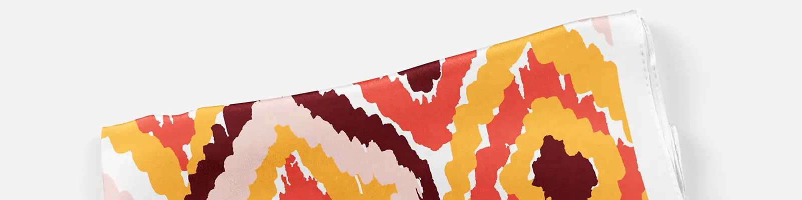 丝巾方巾围巾布料图案效果展示样机贴图psd设计素材模板Mockup