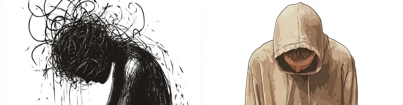 创意手绘人物涂鸦数字艺术插图绘画海报midjourney关键词咒语