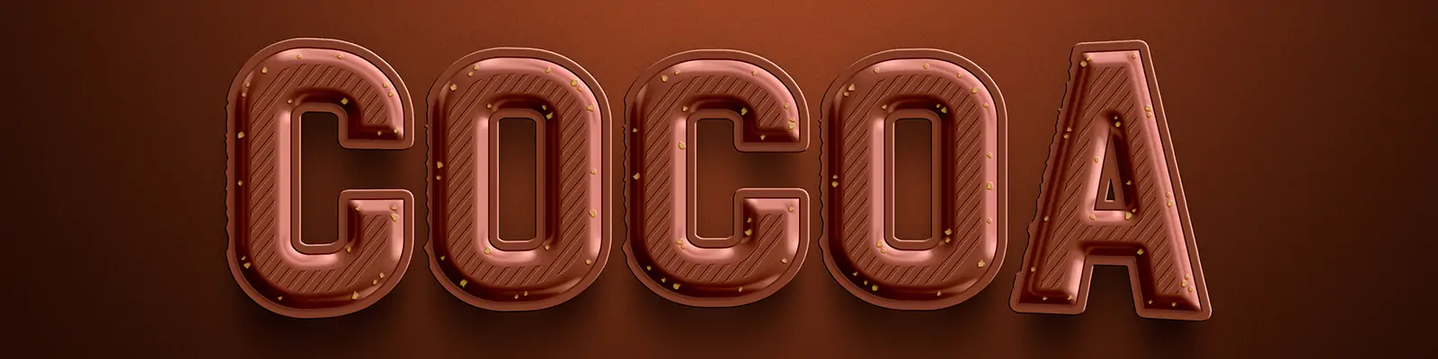 精致特别金属芝士文字特效展示样机贴图psd分层设计素材模版Mockup