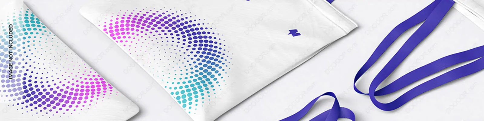 4视角手提袋帆布袋购物袋样机贴图psd分层设计素材模板Mockup