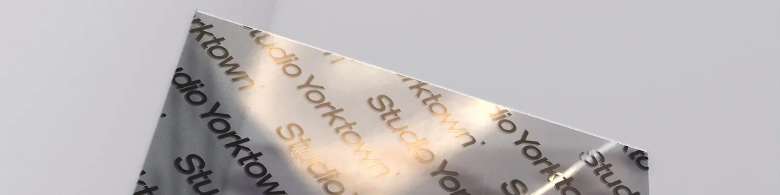 亚克力透明质感有机玻璃印刷品展示样机贴图PSD设计素材模版Mockup