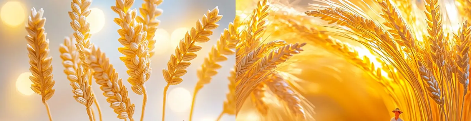 创意迷你金色麦田麦穗水稻收割大丰收微观场景摄影海报midjourney关键词咒语