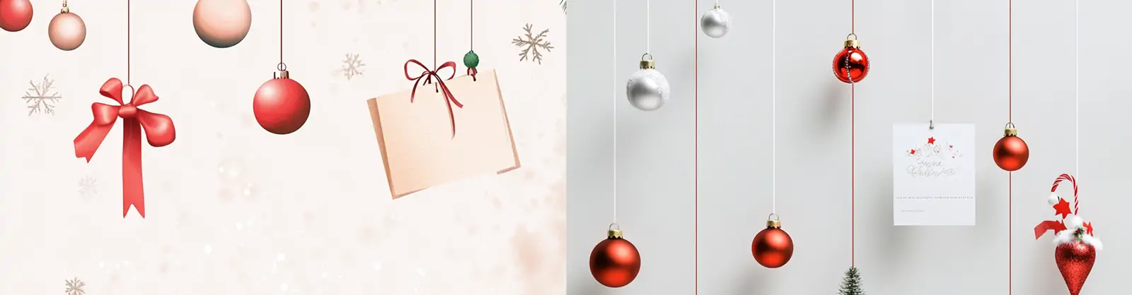 极简主义圣诞节装饰贺卡插图海报背景midjourney关键词咒语