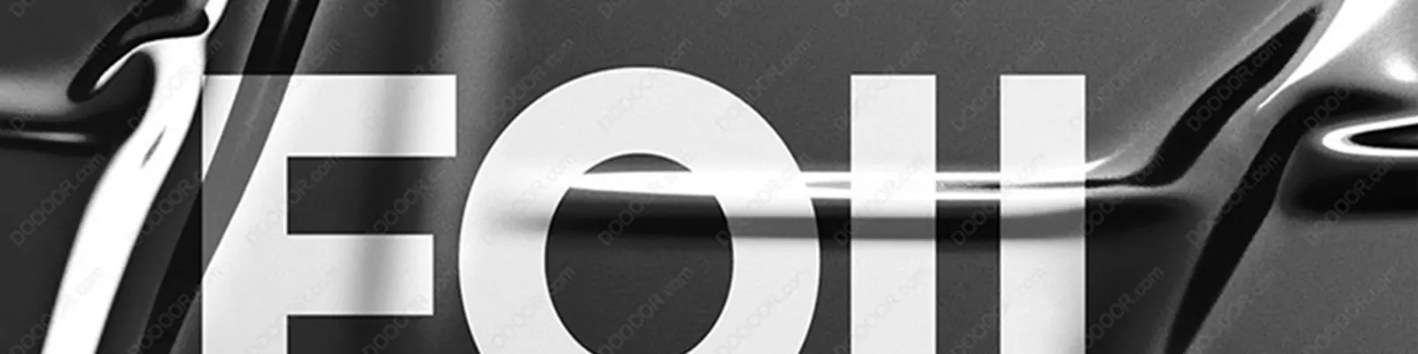 高端透明塑料薄膜保鲜膜褶皱效果样机贴图psd设计素材模版Mockup